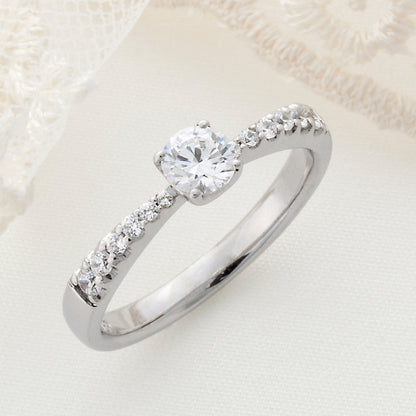 SISTINA BRIDAL エンゲージリング  Isabella -イザベラ- 0.3ct プラチナ　DM492　