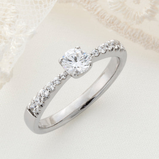 SISTINA BRIDAL エンゲージリング  Isabella -イザベラ- 0.3ct プラチナ　DM492　