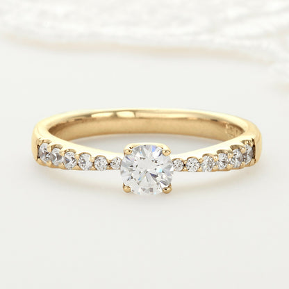 SISTINA BRIDAL エンゲージリング  Isabella -イザベラ- 0.3ct K18YG　DM492　
