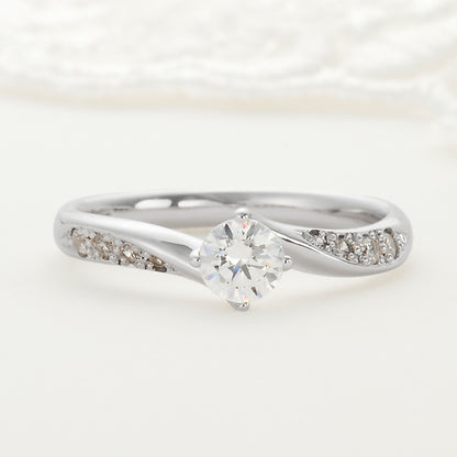 SISTINA BRIDAL エンゲージリング  Joann -ジョアン- 0.3ct プラチナ　DM446　