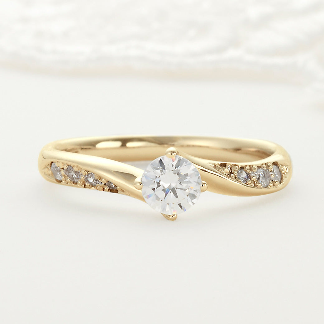SISTINA BRIDAL エンゲージリング  Joann -ジョアン- 0.3ct K18YG　DM446　