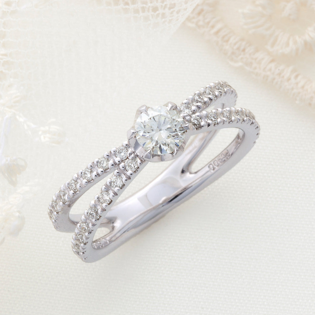 SISTINA BRIDAL エンゲージリング  Lucia -ルチア- 0.3ct プラチナ　5-13290　