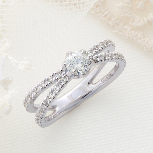 SISTINA BRIDAL エンゲージリング  Lucia -ルチア- 0.3ct プラチナ　5-13290　