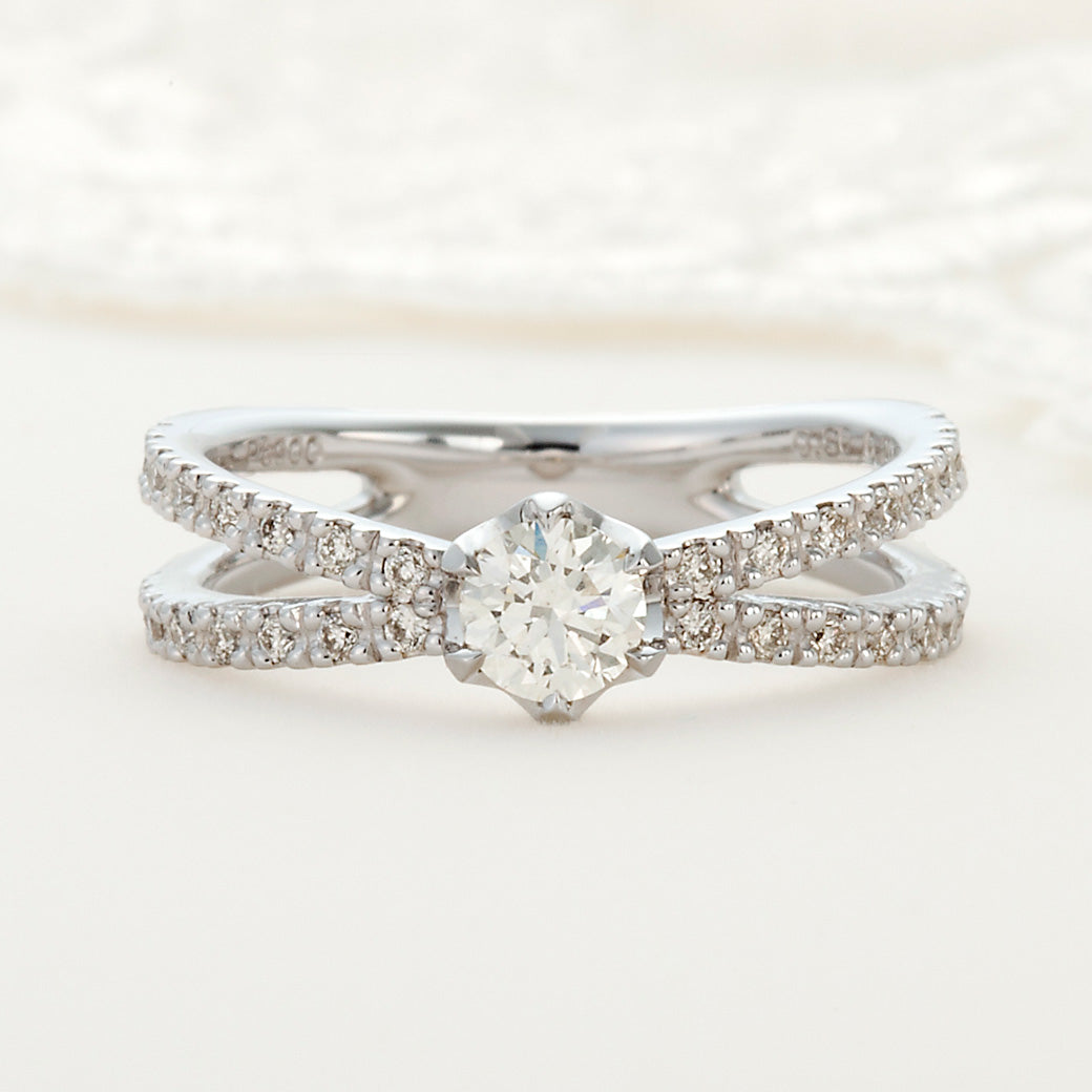 SISTINA BRIDAL エンゲージリング  Lucia -ルチア- 0.3ct プラチナ　5-13290　