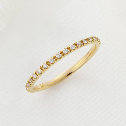 SISTINA BRIDAL エタニティリング  Rebecca -レベッカ- 0.13ct K18YG　XM848　