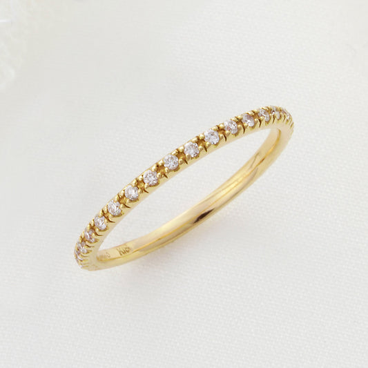 SISTINA BRIDAL エタニティリング  Rebecca -レベッカ- 0.13ct K18YG　XM848　