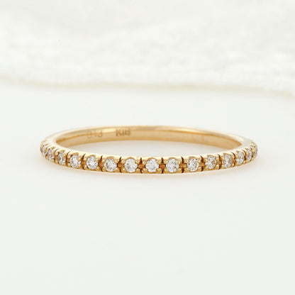 SISTINA BRIDAL エタニティリング  Rebecca -レベッカ- 0.13ct K18YG　XM848　