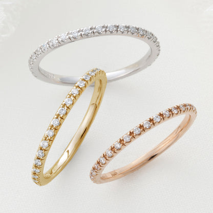 SISTINA BRIDAL エタニティリング  Rebecca -レベッカ- 0.13ct プラチナ　XM848　