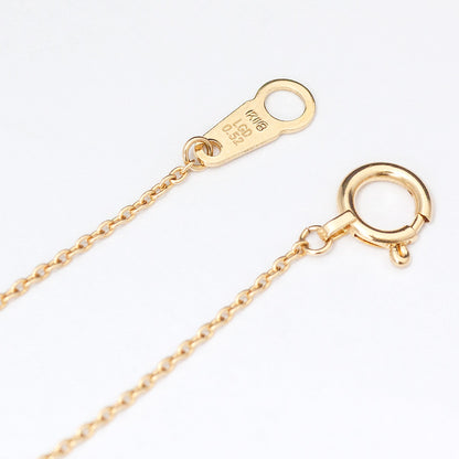 【ALTRO】K18 ラボグロウンダイヤ 0.5ct フレームレス 一粒 ダイヤ ネックレス　