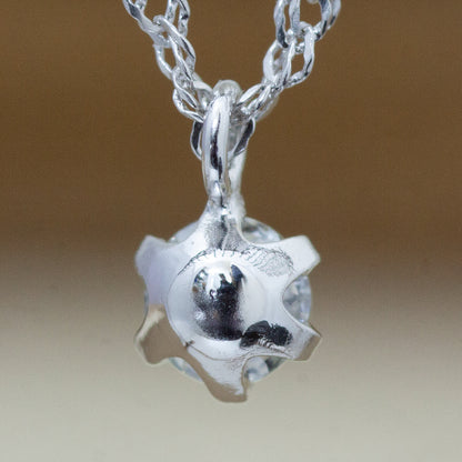【LIMITED】【Natural】18ホワイトゴールド 0.1ct 一粒ダイヤモンドネックレス