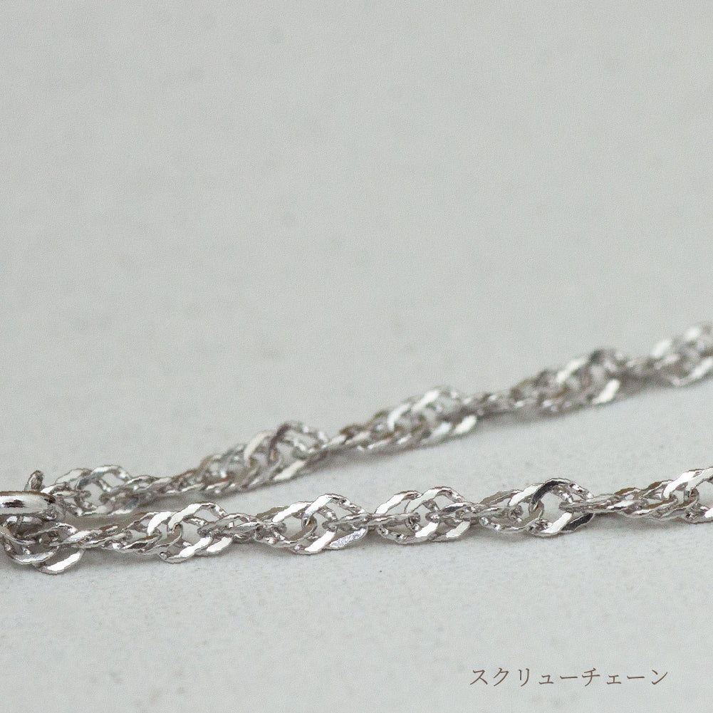 【LIMITED】【Natural】18ホワイトゴールド 0.1ct 一粒ダイヤモンドネックレス