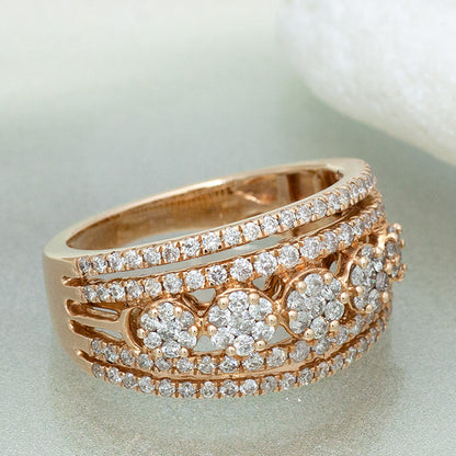 【LIMITED】【Natural】 K18PG ダイヤモンドリング 1.00ct　