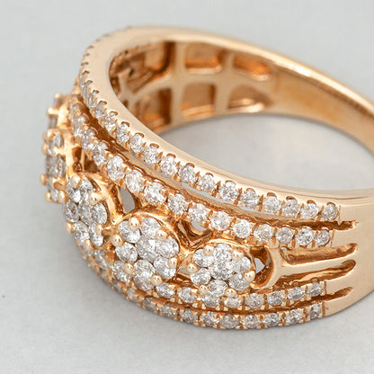 【LIMITED】【Natural】 K18PG ダイヤモンドリング 1.00ct　