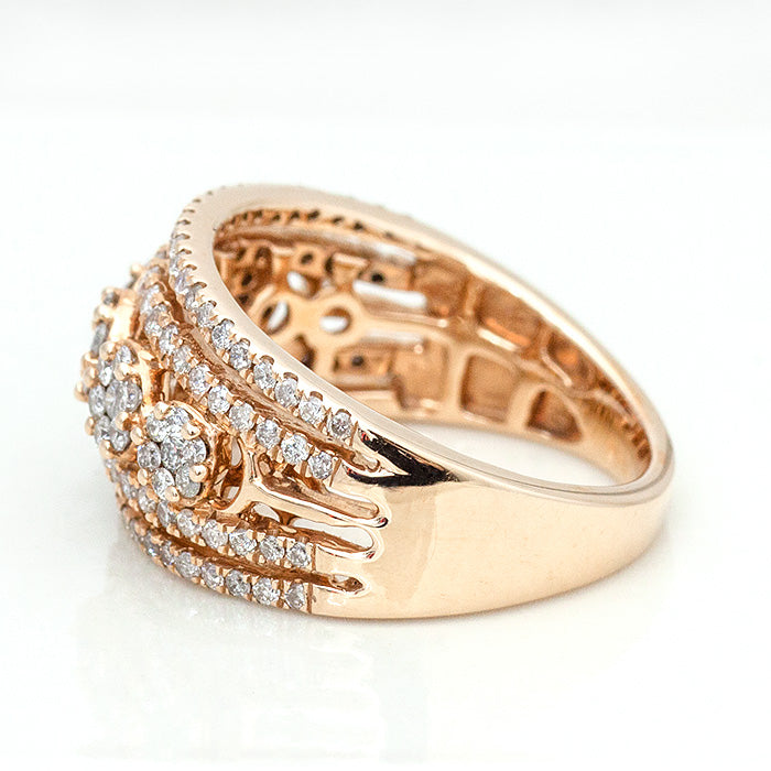 【LIMITED】【Natural】 K18PG ダイヤモンドリング 1.00ct　