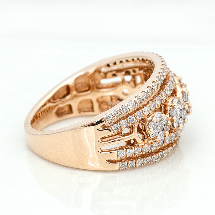 【LIMITED】【Natural】 K18PG ダイヤモンドリング 1.00ct　