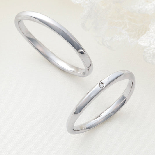 XN047 SISTINA BRIDAL マリッジリング Hazel -ヘーゼル‐ プラチナ