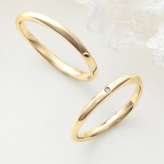 XN047 SISTINA BRIDAL マリッジリング Hazel -ヘーゼル‐ K18YG