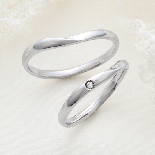 XN040 SISTINA BRIDAL マリッジリング Ines -イネス‐ プラチナ