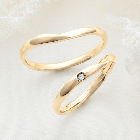 XN040 SISTINA BRIDAL マリッジリング Ines -イネス‐ K18YG