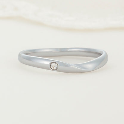 XN040 SISTINA BRIDAL マリッジリング Ines -イネス‐ プラチナ
