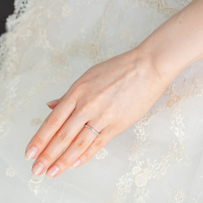 XN040 SISTINA BRIDAL マリッジリング Ines -イネス‐ プラチナ