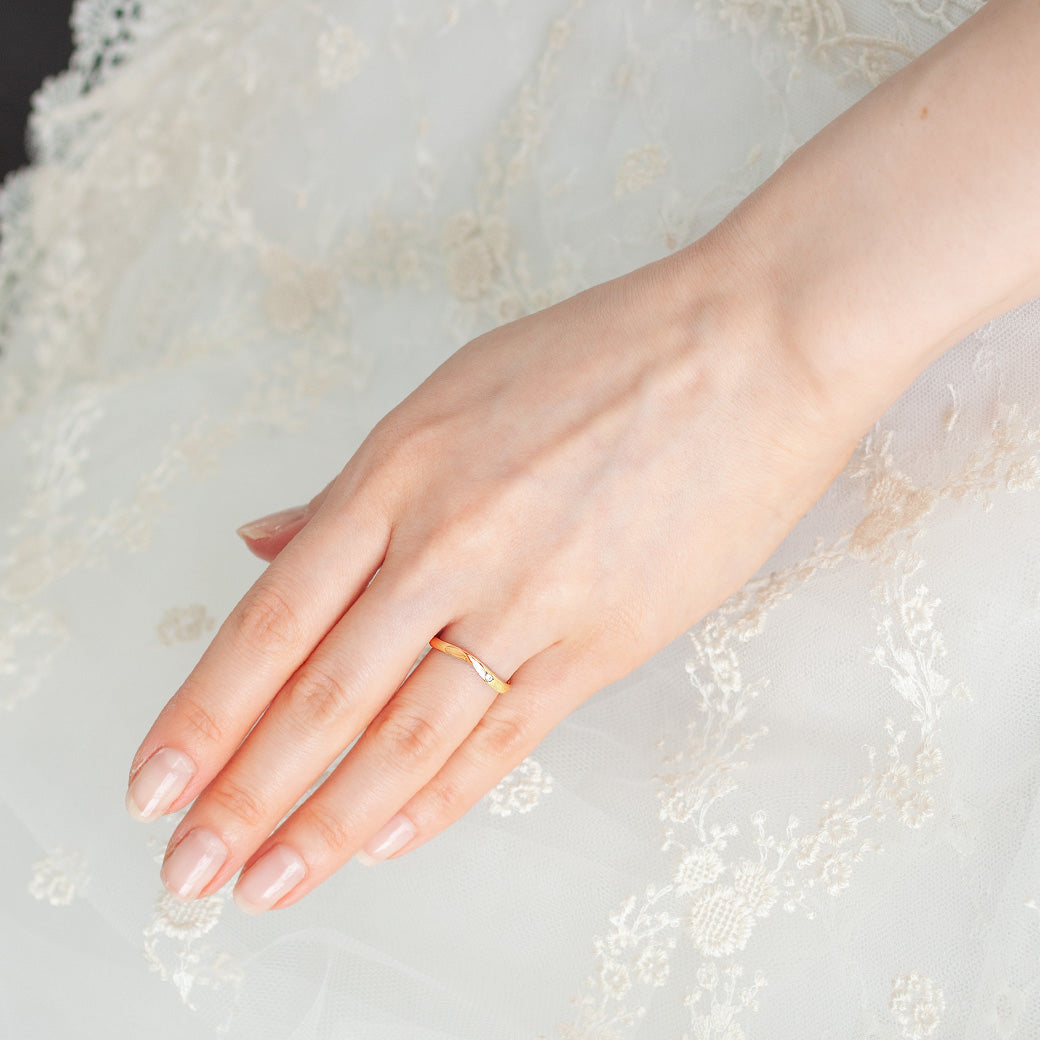 XN040 SISTINA BRIDAL マリッジリング Ines -イネス‐ K18YG