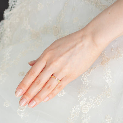 XN040 SISTINA BRIDAL マリッジリング Ines -イネス‐ K18YG
