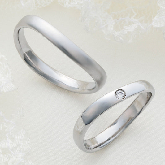 XN032　SISTINA BRIDAL マリッジリング Jenna -ジェナ‐ プラチナ