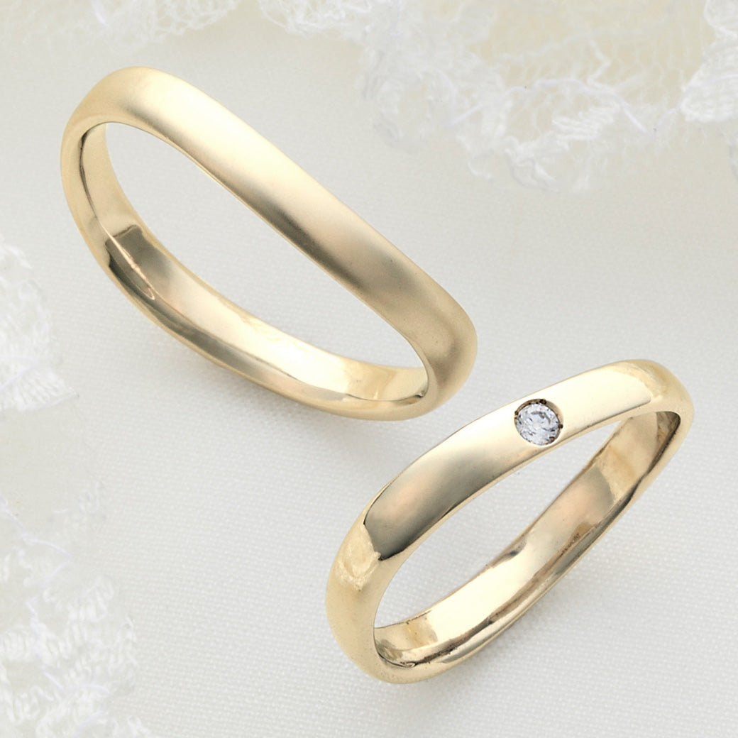 XN032　SISTINA BRIDAL マリッジリング Jenna -ジェナ‐ K18YG