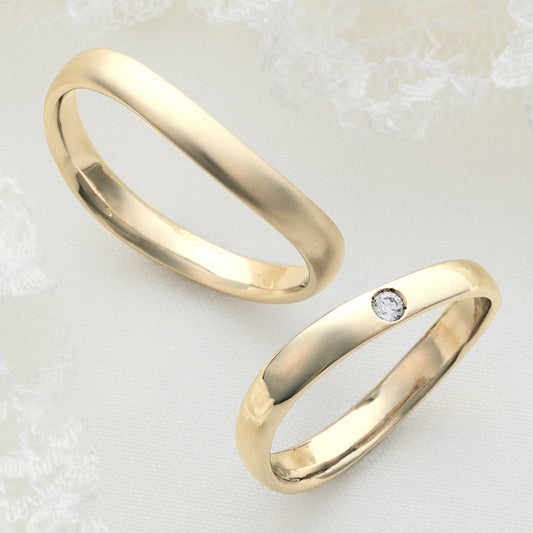 XN032　SISTINA BRIDAL マリッジリング Jenna -ジェナ‐ K18YG