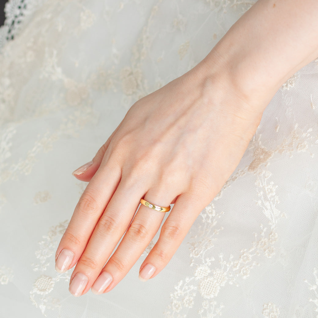 XN032　SISTINA BRIDAL マリッジリング Jenna -ジェナ‐ K18YG