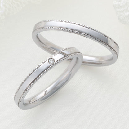 XN050　SISTINA BRIDAL マリッジリング Mia -ミア‐ プラチナ