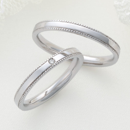 XN050　SISTINA BRIDAL マリッジリング Mia -ミア‐ プラチナ