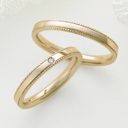 XN050　SISTINA BRIDAL マリッジリング Mia -ミア‐ K18YG