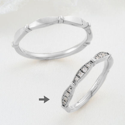 SISTINA BRIDAL マリッジリング Orsa -オルサ‐ プラチナ　15-2075