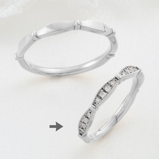SISTINA BRIDAL マリッジリング Orsa -オルサ‐ プラチナ　15-2075