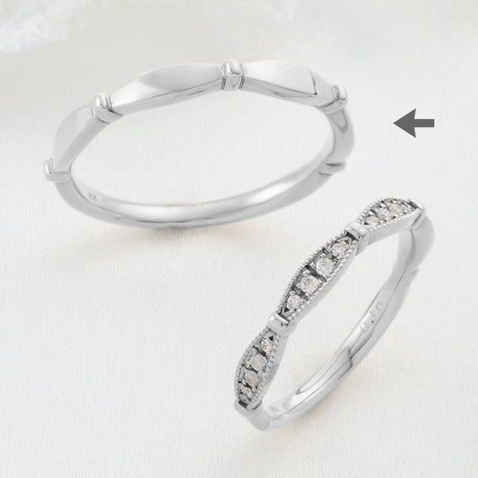SISTINA BRIDAL マリッジリング Paola - パオラ - プラチナ　15-2076