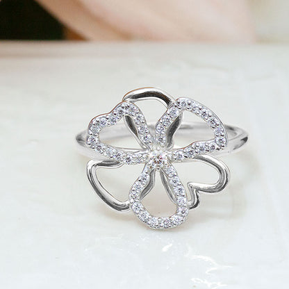 【Natural】K18 PT ダイヤモンドリング Fiore 0.22ct