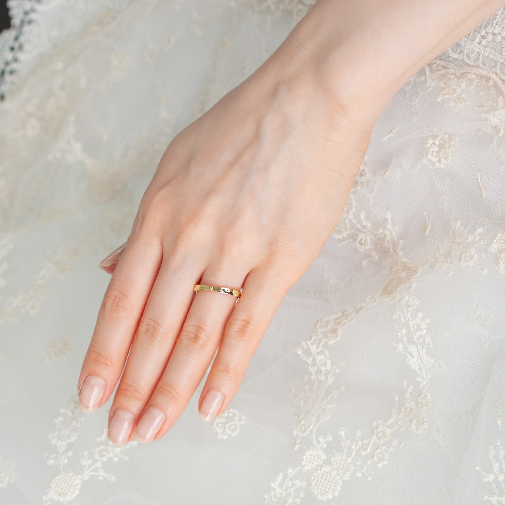 SISTINA BRIDAL マリッジリング Sara -サラ- K18YG　15-2078