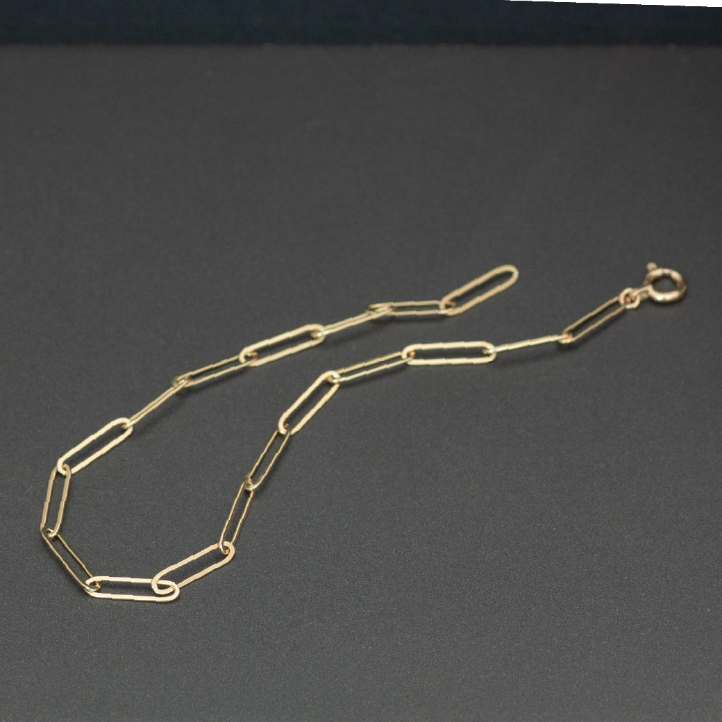 K18 ペーパークリップチェーン ブレスレット – SISTINA JEWELRY
