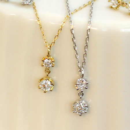 Swing Diamonds K18 スウィングダイヤネックレス 0.12ct – SISTINA JEWELRY