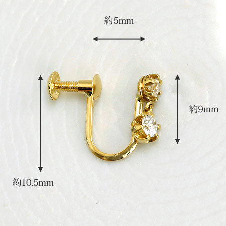 P00145ER K18 スウィングダイヤイヤリング 0.24ct – SISTINA JEWELRY 