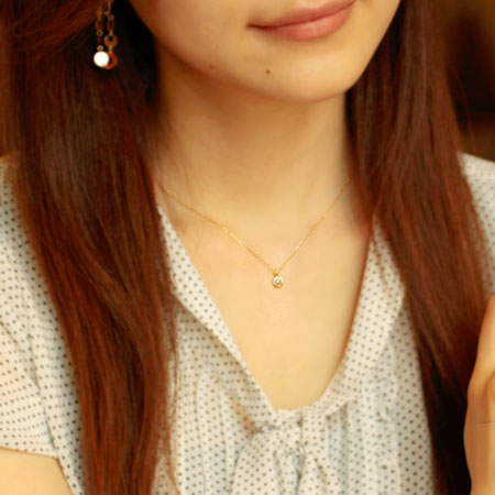 K18 K10 クラシカル ローズカットダイヤネックレス N00163 – SISTINA 