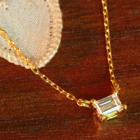 K18 バケットダイヤモンド ネックレス 0.15ct – SISTINA JEWELRY 
