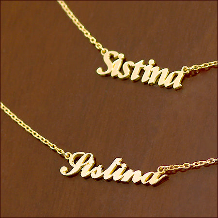 K18 オーダー ネームブレスレット B00105 – SISTINA JEWELRY