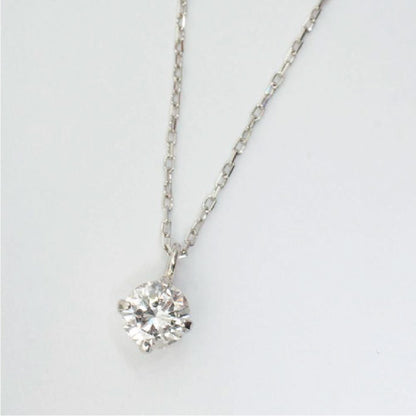 【Natural】K18  一粒ダイヤモンド ネックレス 0.2ct Iカラー I1 Fairカット　