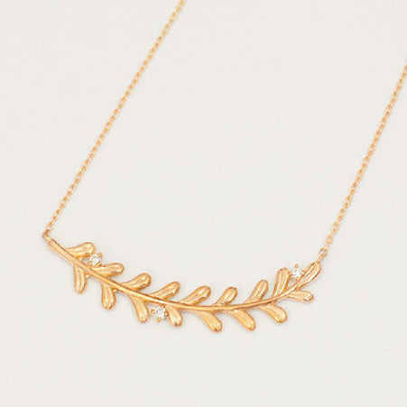 K10 リーフデザイン シーダネックレス – SISTINA JEWELRY