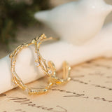 ～Green Leaf～　K10  リースピアス　P00177