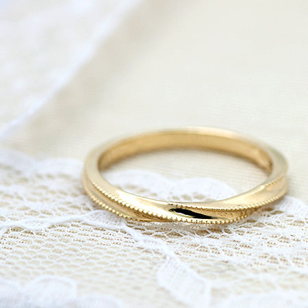 R00169 Flux K18 ツイスト ゴールドリング フリュ – SISTINA JEWELRY
