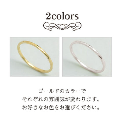 K18 Couper クーペ  カットデザインリング Spiral スパイラル